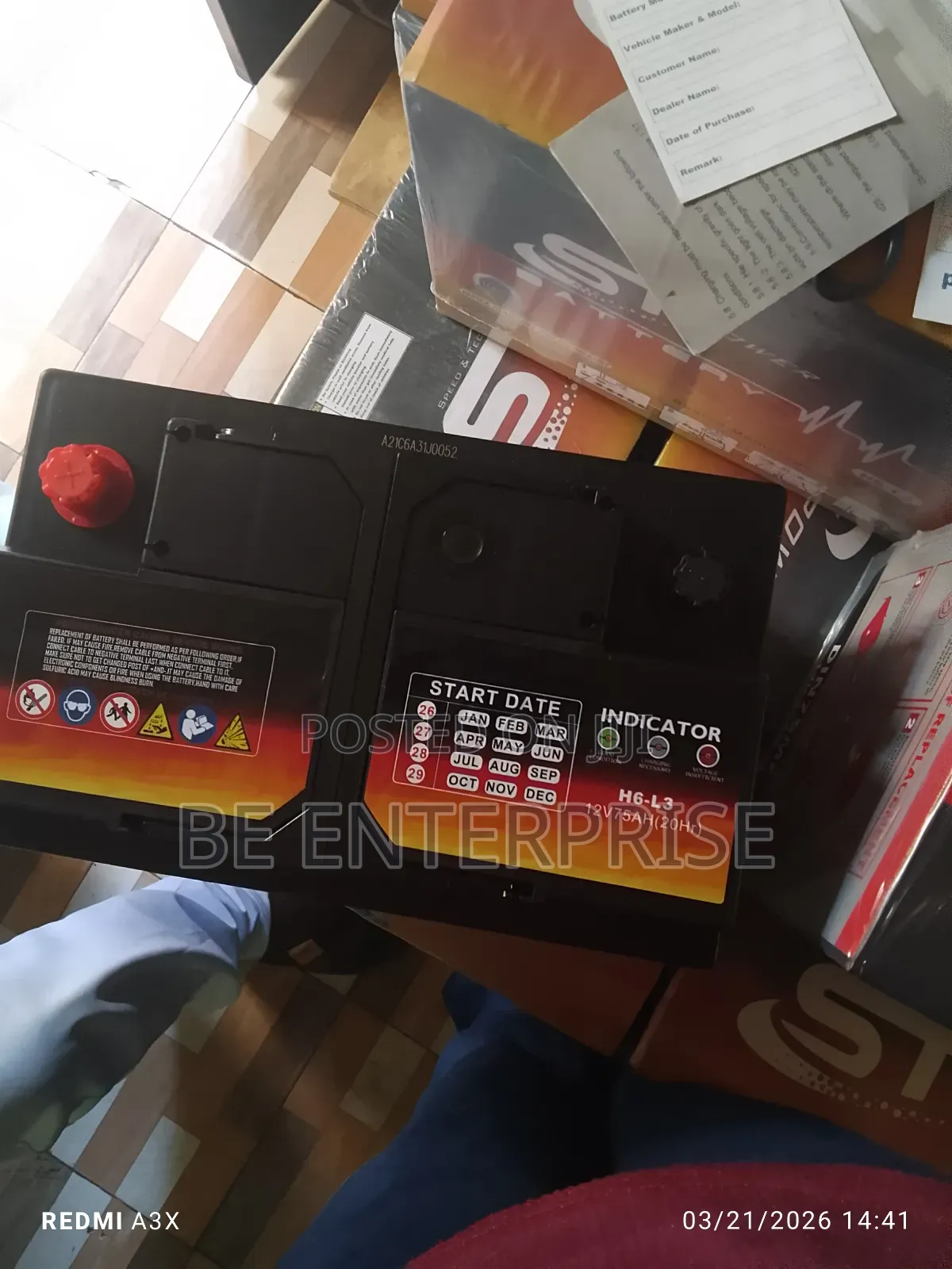 St Power Din 75 Agm Battery