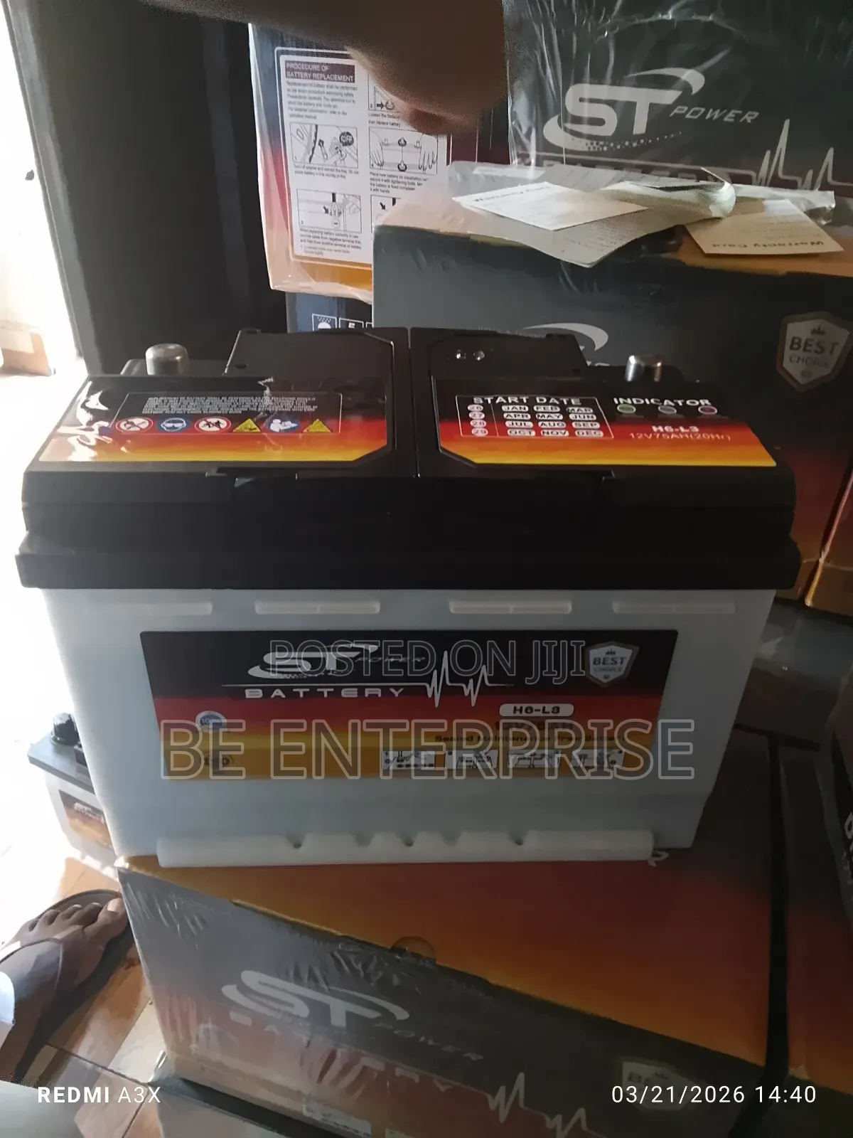 St Power Din 75 Agm Battery