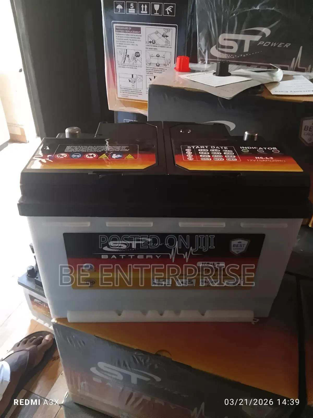 St Power Din 75 Agm Battery