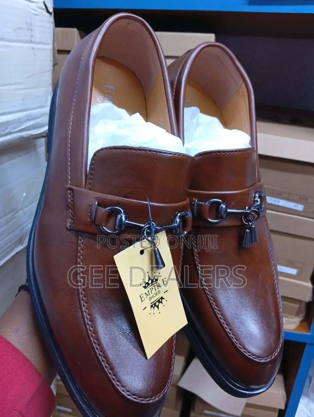 Men Slip-on Official Shoes, Leather Shoes
