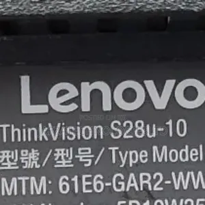 Lenovo Thinkvision S28u-10 Uhd 28 Inch Monitor