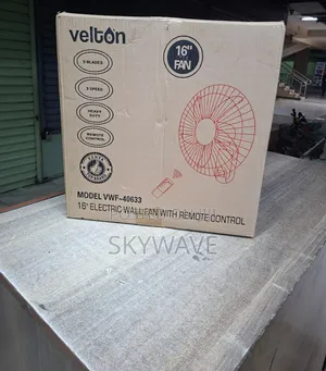 Velton Wall Fan 16inches With Remotes