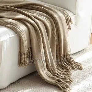 Throw Blanket With Tassel