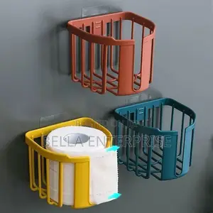 Punch-Free Toilet Paper Holder Available in All Colors