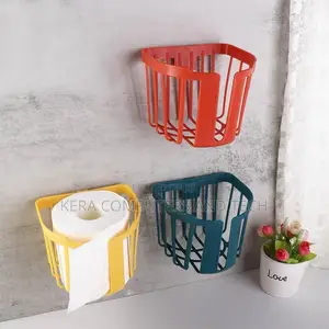 Punch-Free Toilet Paper Holder Available in All Colors
