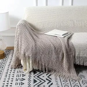 Soft Knitted Throw Blanket