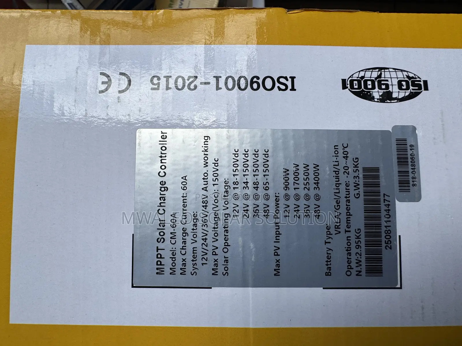Solar Charge Controller 60a