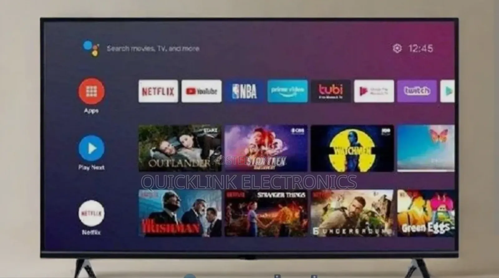 Vitron Frameless Android Smart Tv 43"
