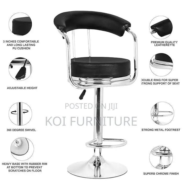 Barstools; Adjustable Home Office Barstool for Restaurants and Counter