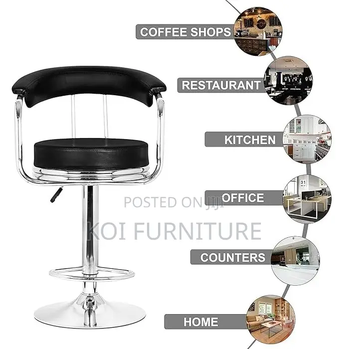 Barstools; Adjustable Home Office Barstool for Restaurants and Counter