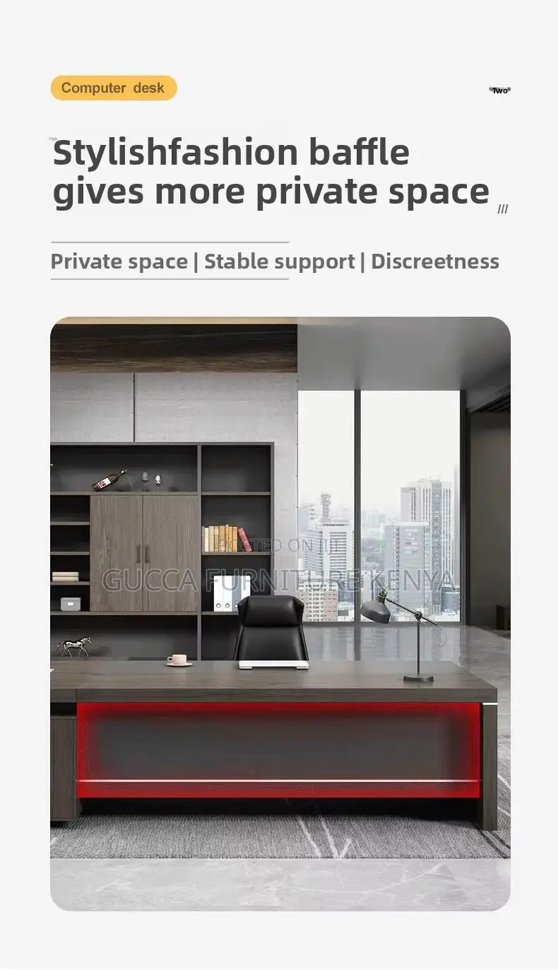 180cm Executive Office Corner Work Desk