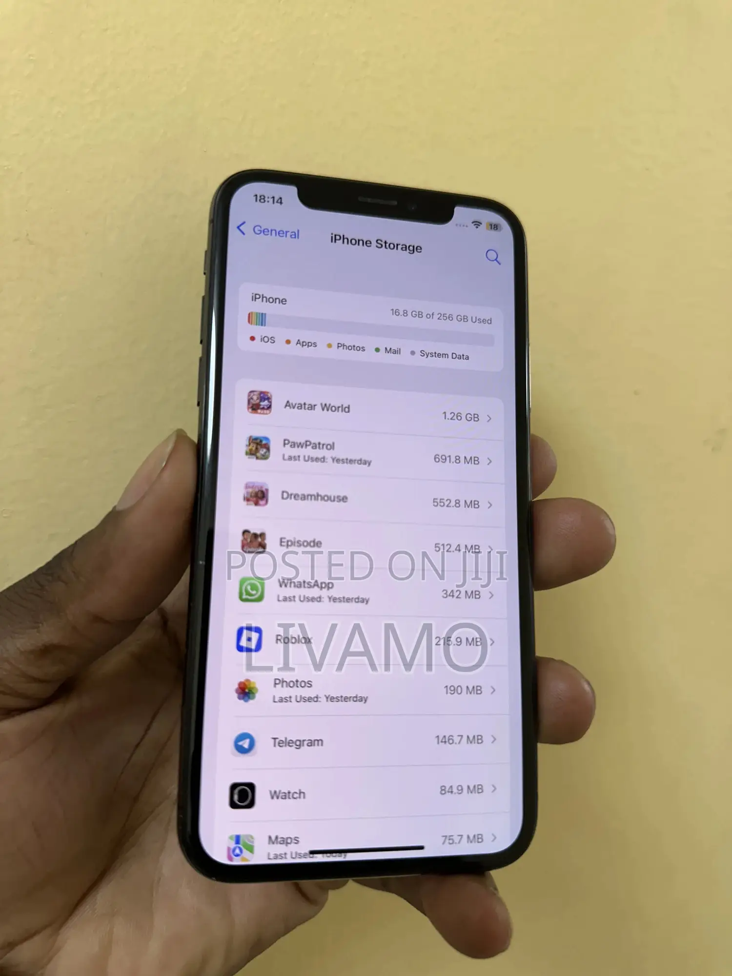 Apple iPhone X 256 GB Black
