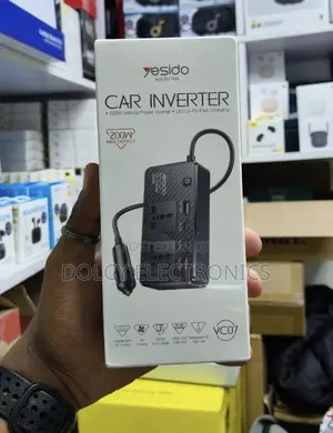 Yesido Vc07 Premium 200w Pd Fast Charging Car Inverter