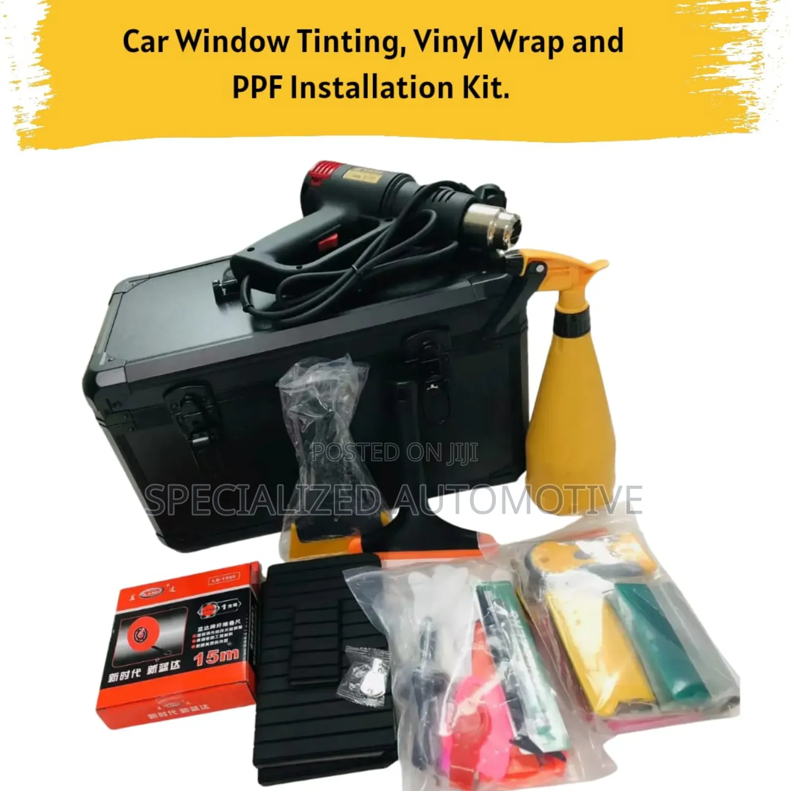 Vehicle Window Tinting, Vinyl Wrap and PPF Installation Tool Set Kit