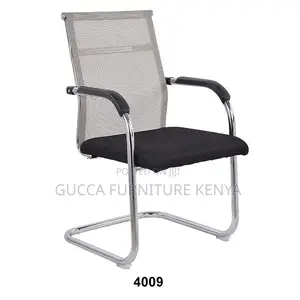 Mid-Back Mesh Guest Office Chair With Arms