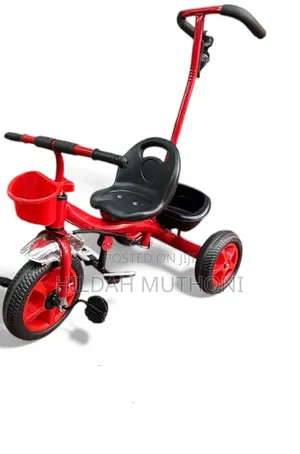 Tricycle With Push Handle