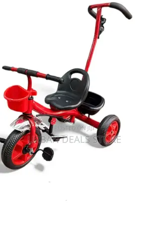 Tricycle With Push Handle