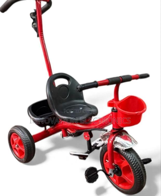 Tricycle With Push Handle