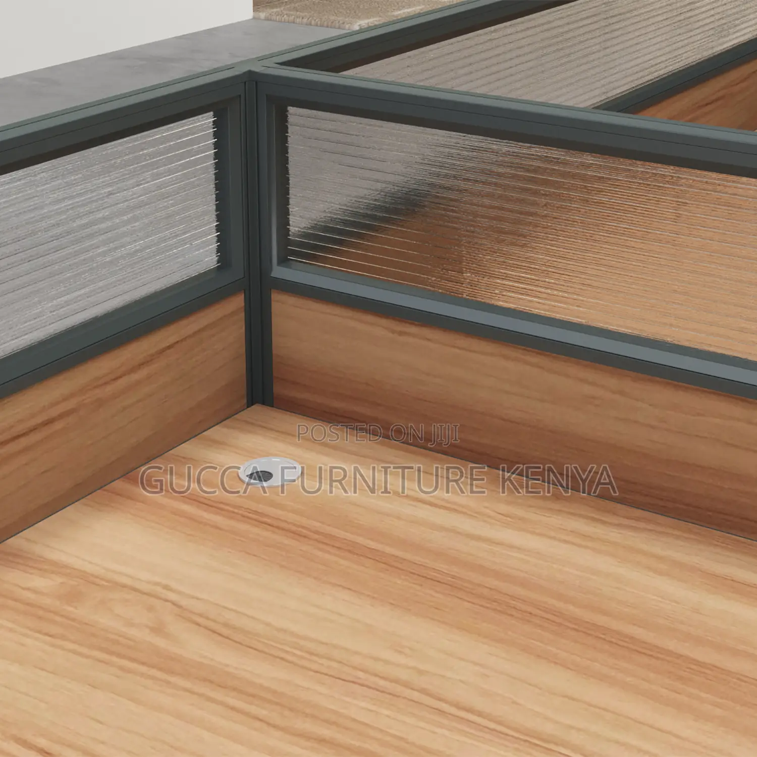Modular 6-Person Office Workstation Desk