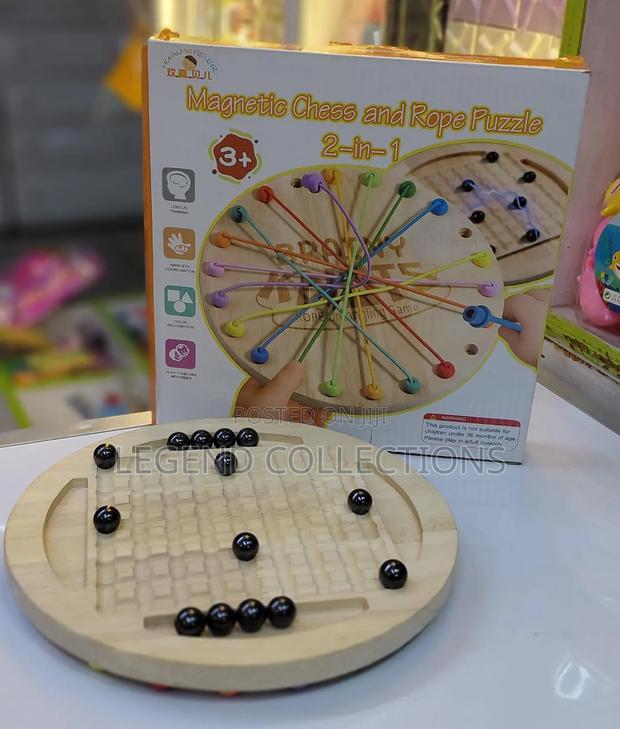 Magnetic Chess and Rope Puzzle