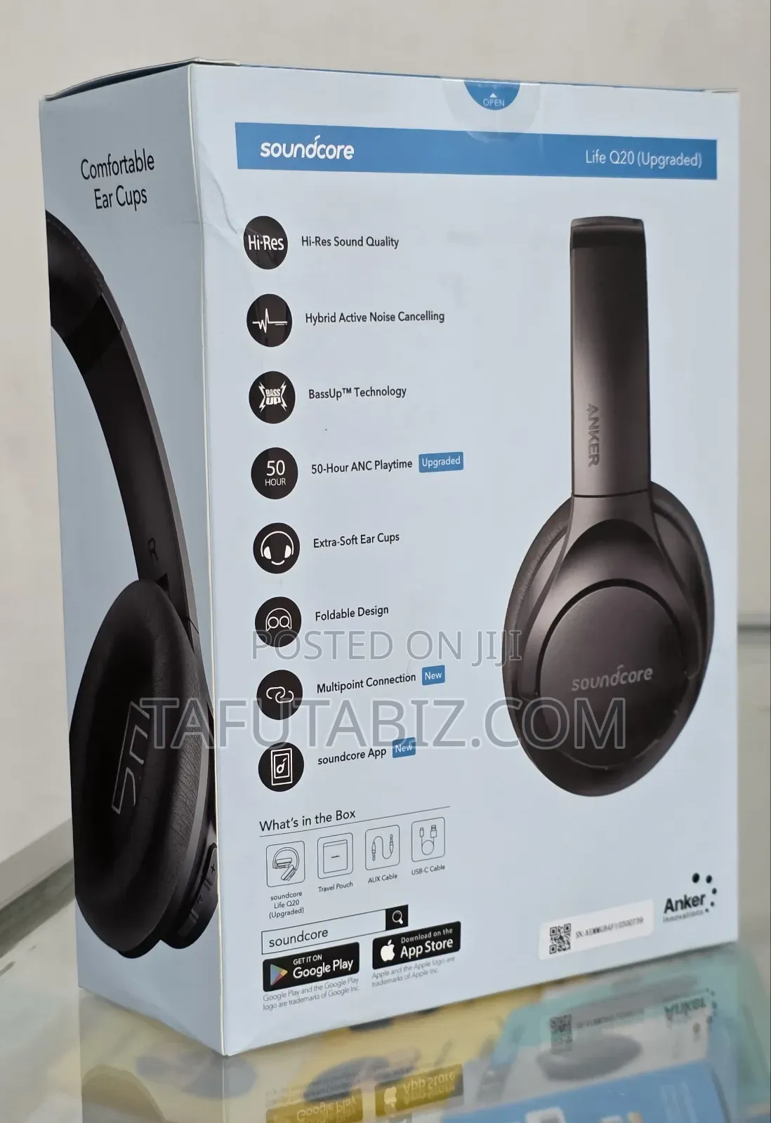 Anker Soundcore Wireless Headphones Life Q20(Upgraded)