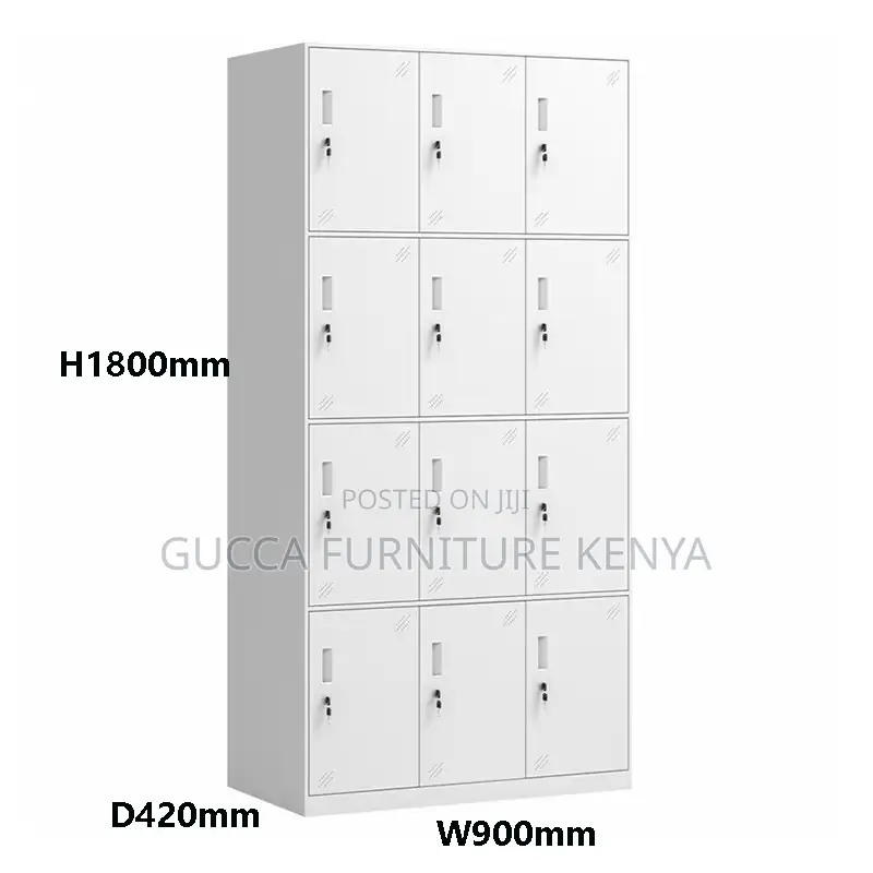 Office 12-Compartment Steel Storage Locker
