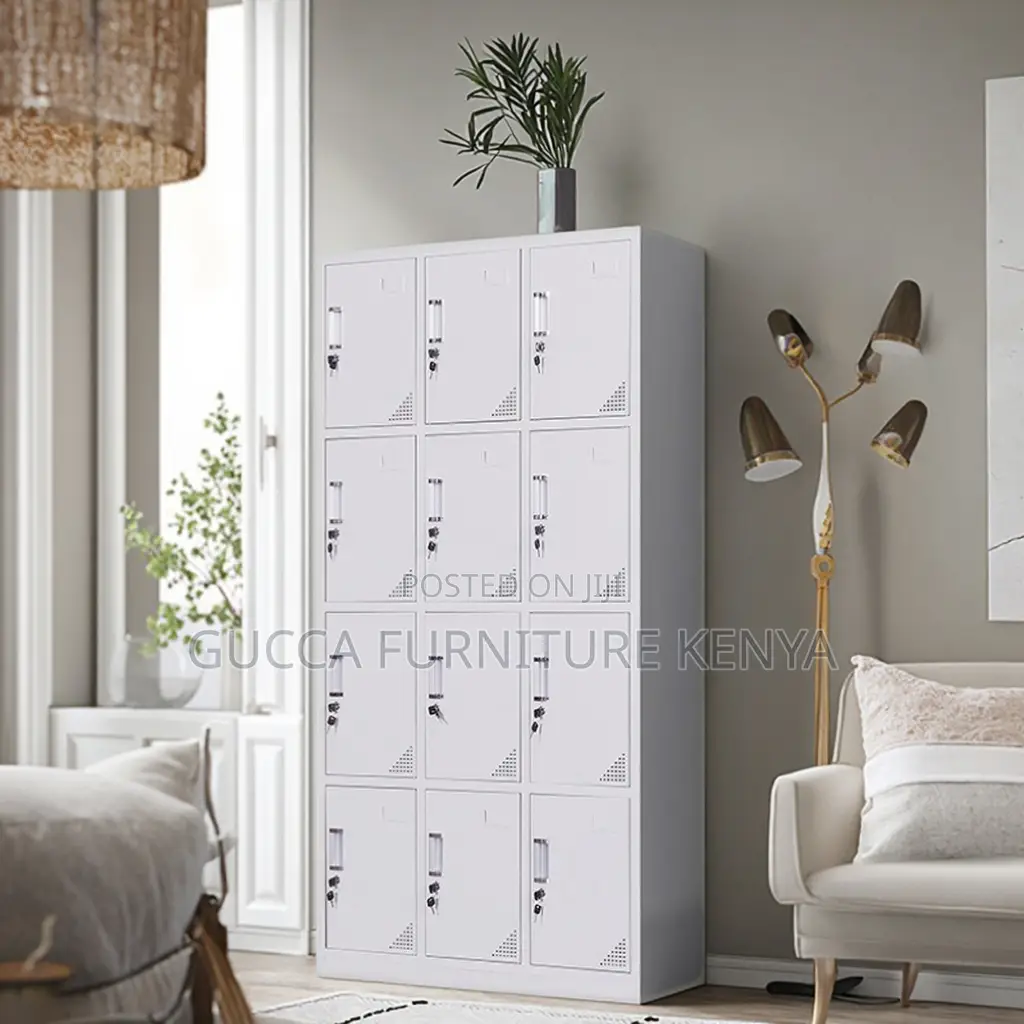 Office 12-Compartment Steel Storage Locker