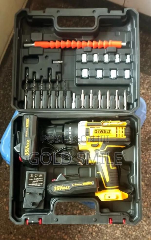 Dewalt Cordless Drill Set/36 v Rechargeable Drillset