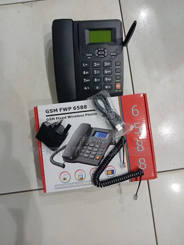 Redial Function GSM Dual Sim GSM Fixed Landline Desktop Phone