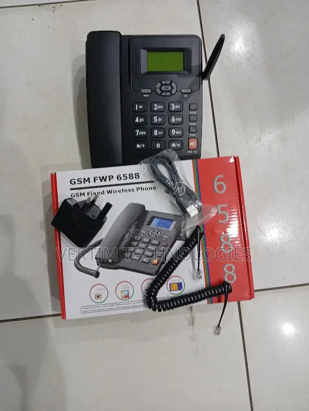 Mute Function 0 Dual Sim GSM Fixed Landline Desktop Phone