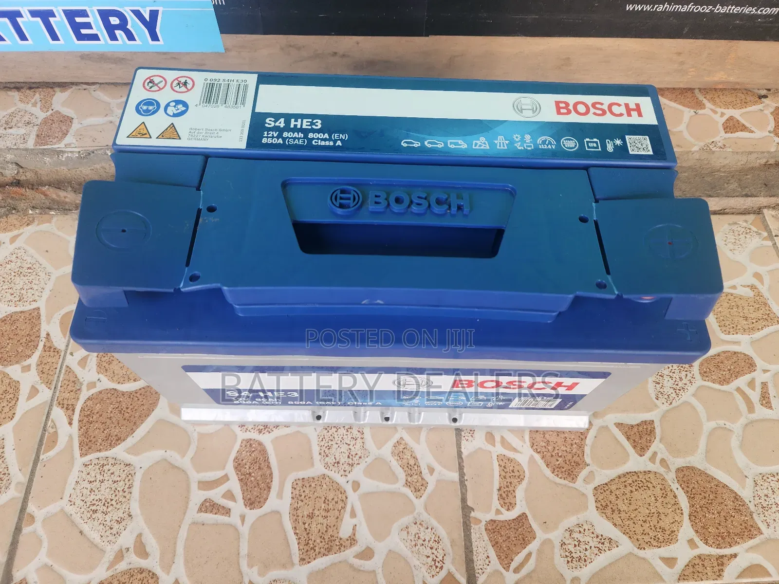 Bosch Car Battery Din 80 Efb, Idle Stop / Start Stop