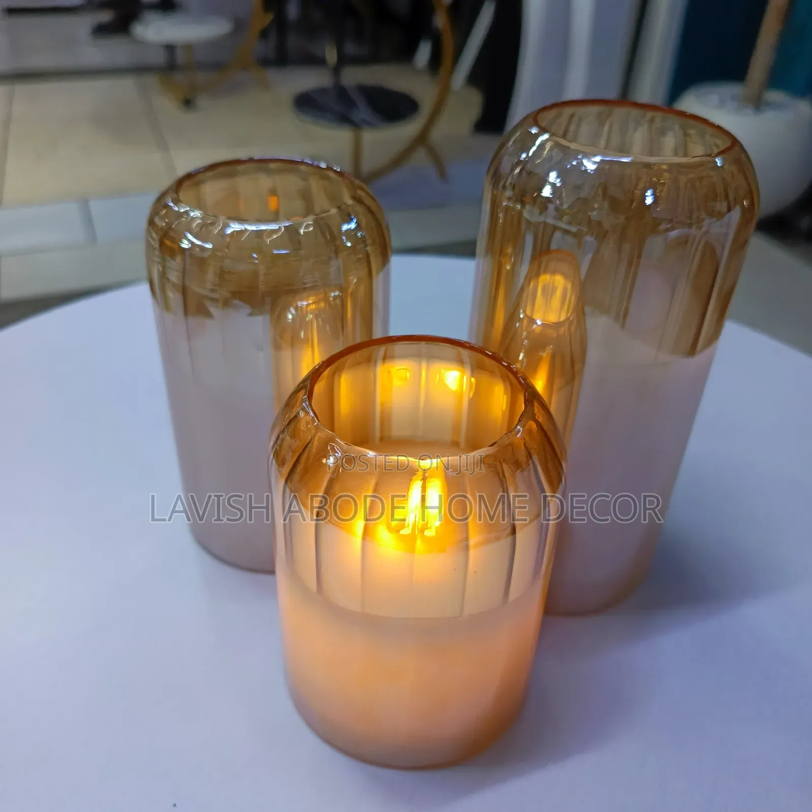 Gold Decorative Led Candle