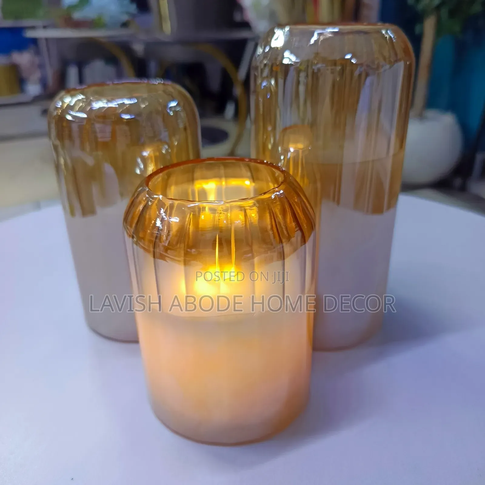Gold Decorative Led Candle