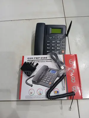 GSM 6588 Dual Sim GSM Fixed Landline Desktop Phone for Hotel Use