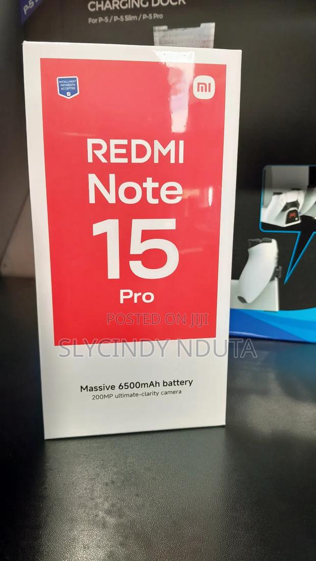 New Xiaomi Redmi Note 15 Pro 256 GB Black - main view