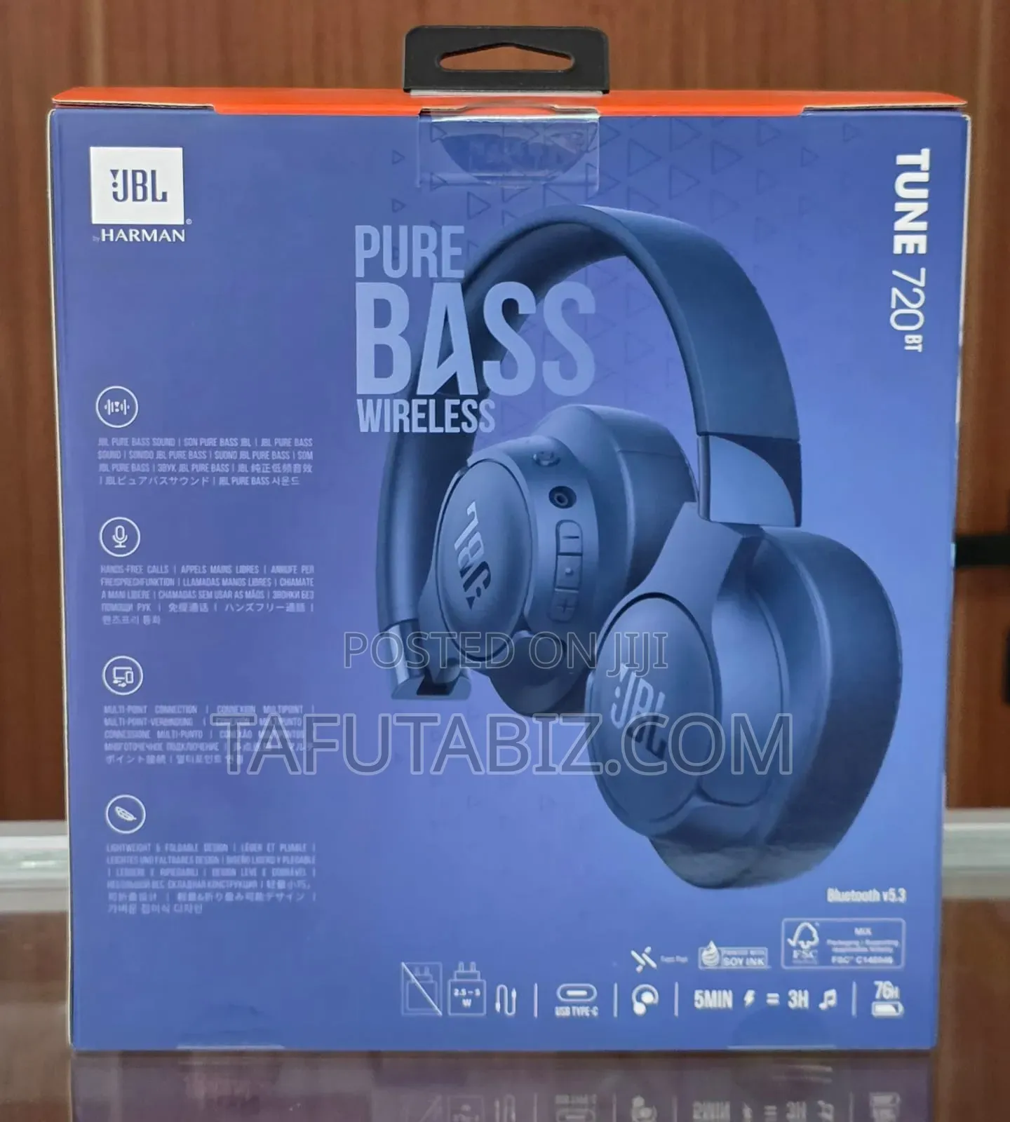 JBL Wireless Heaphones Tune 720 Bt