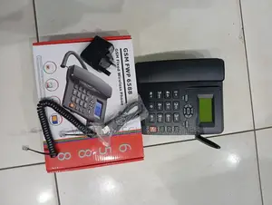 Time Display GSM 6588 Dual Sim GSM Fixed Landline Desktop Phone