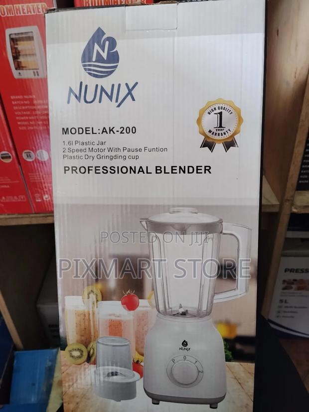 Nunix Blender, Ak-200, 1.5 Litres Jug - thumbnail 2