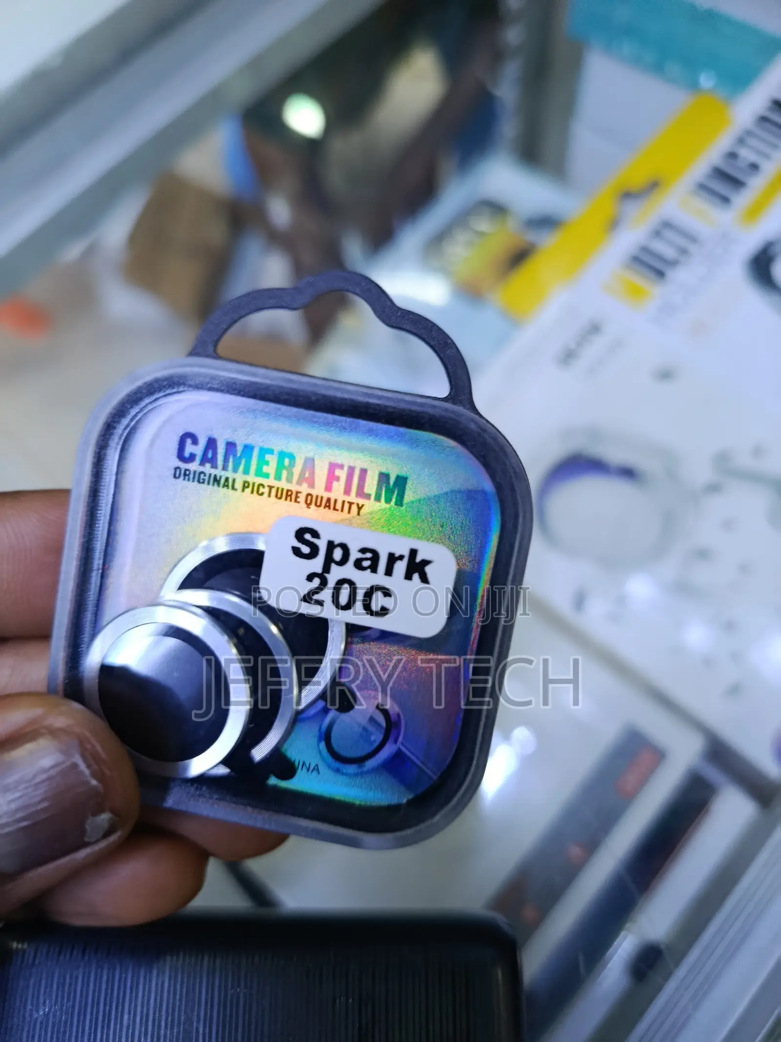 Timn Camera Film Ring Metal Lense Protector for Tecno Spark 20c