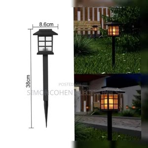 6pcs Waterproof Decorative Lawn Lamp Outdoor Solar Garden Lights