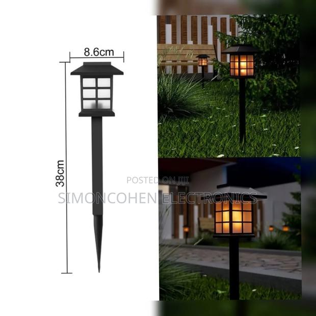 6pcs Waterproof Decorative Lawn Lamp Outdoor Solar Garden Lights