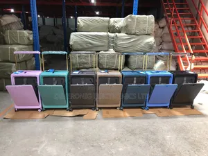 2 Pc Modern Hard-Shell Suitcase