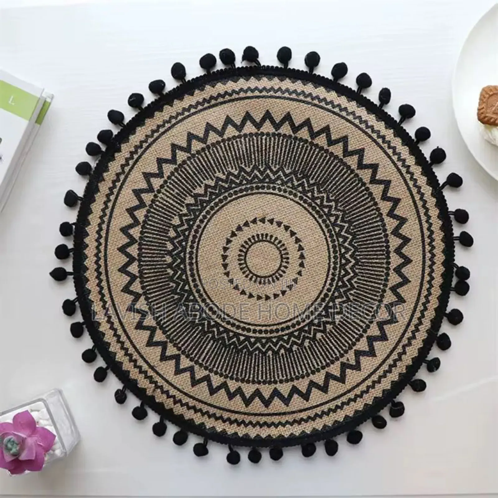 6 Pc Bobo Round Table Mat