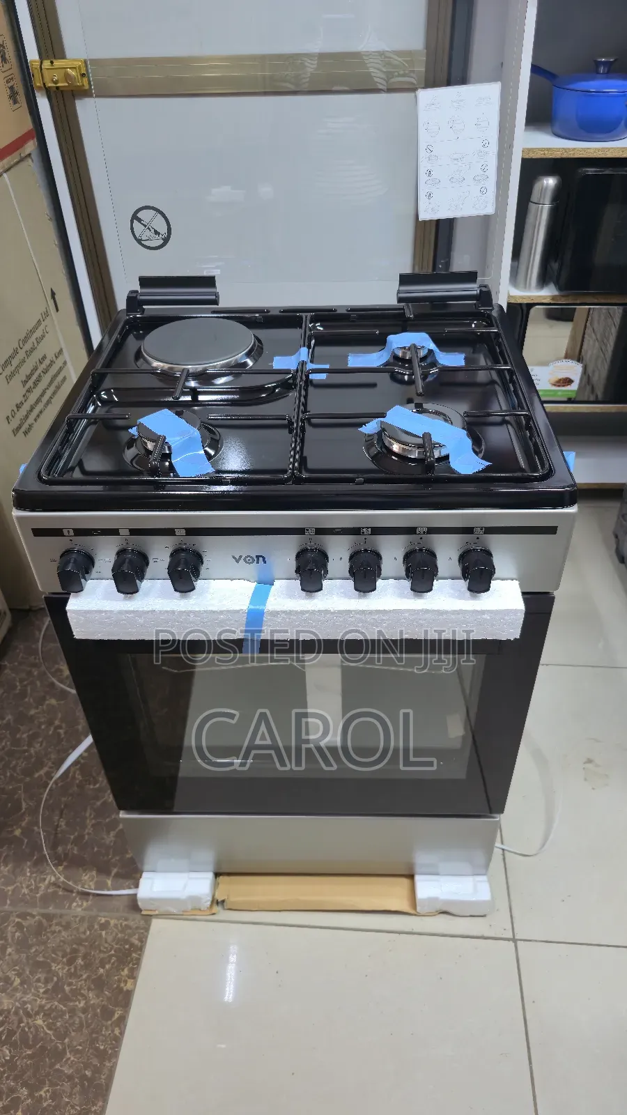 Von 3+1 Standing Cookers With Electric Oven