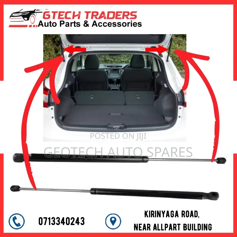 Nissan Qashqai / Dualis Wagon Tailgate Gas Struts – Boot Shock