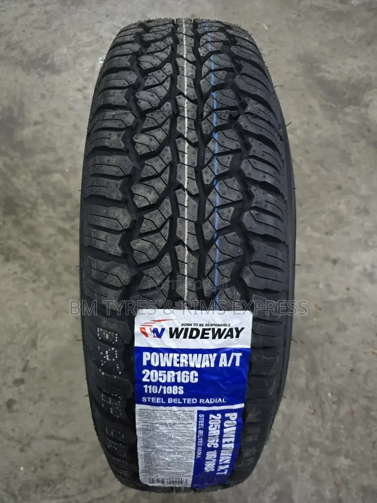 205 R16 Wideway Tyres (Commercial)