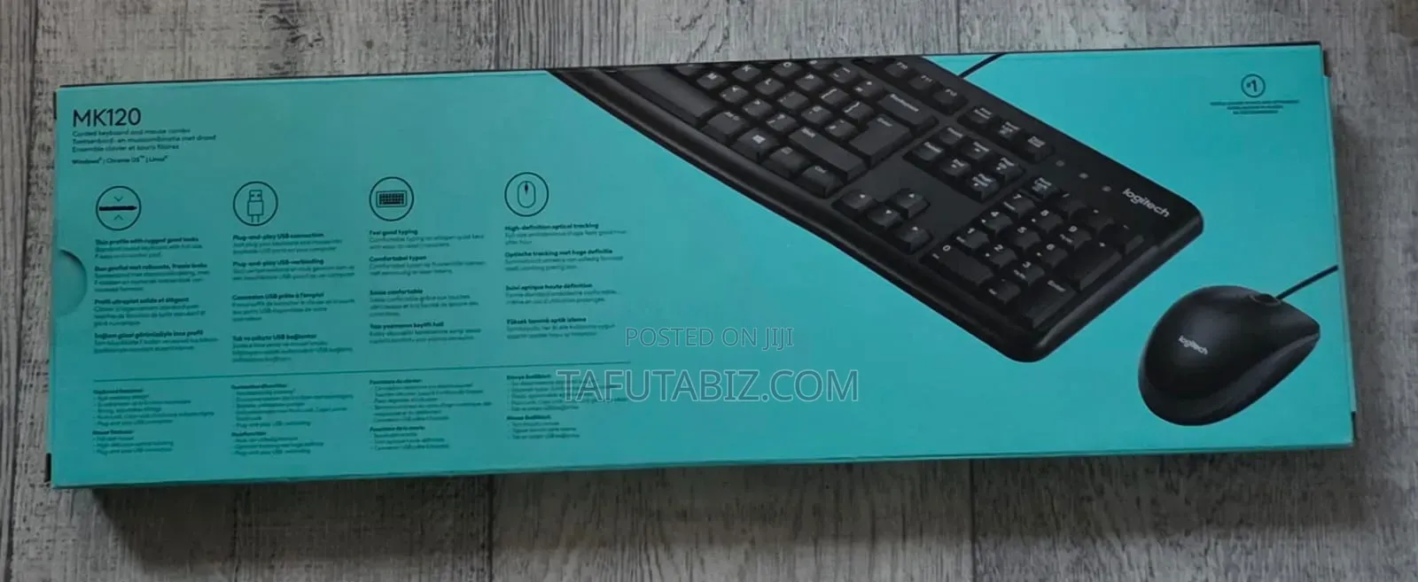 Logitech Wired Keyboard and Mouse Mk120
