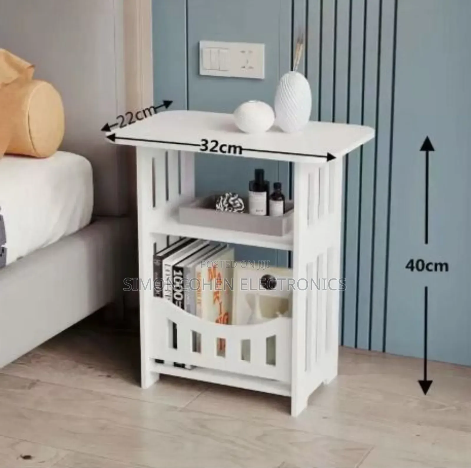 Modern Nordic Style Wooden Storage Table