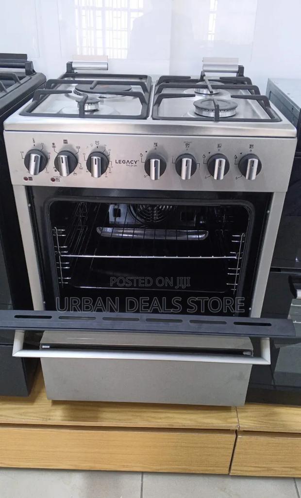 60×60cm Legacy 3+1 Gas Cooker With Electric Oven Food Warmer