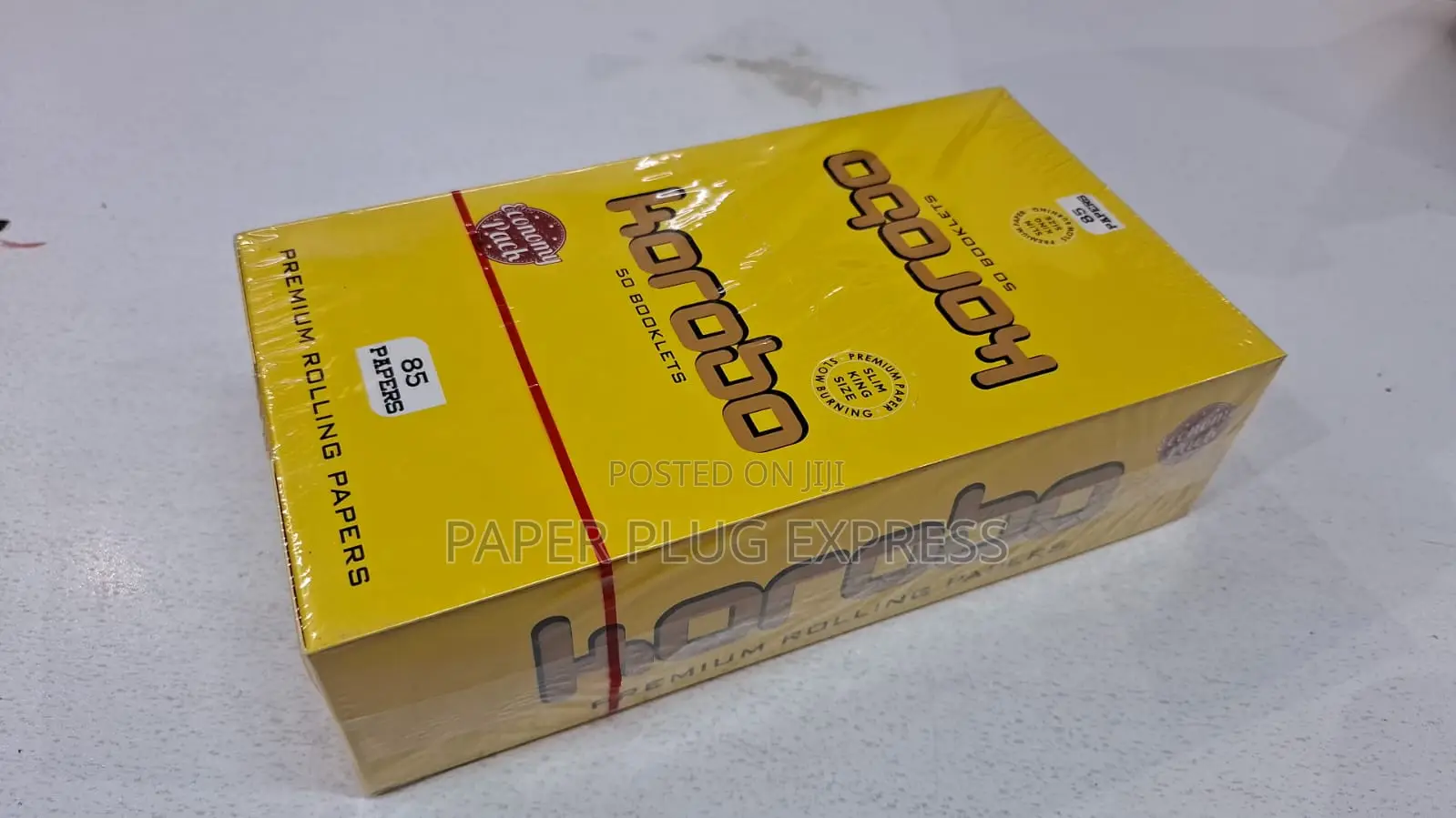 Korobo White Pure Hemp King Size Rolling Papers